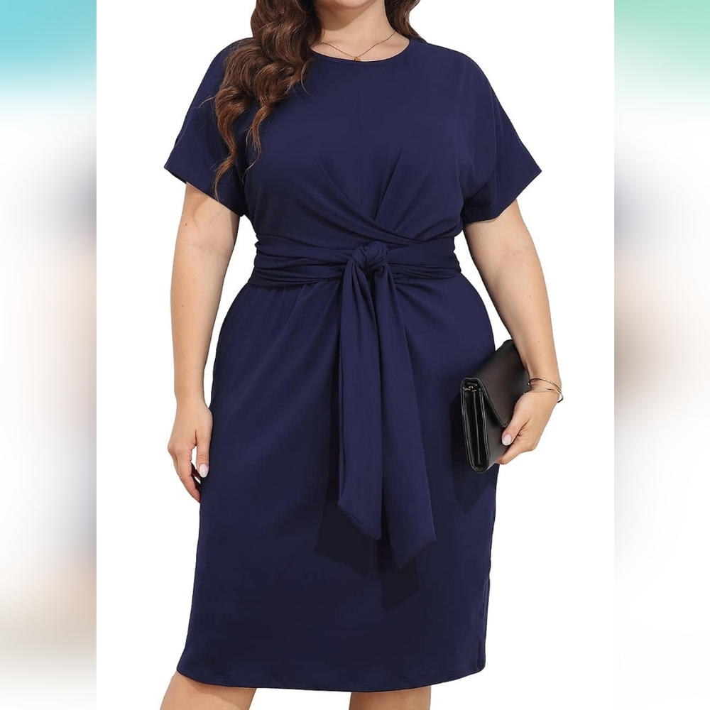 PINUP FASHION Tie up dress